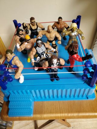 Wwe Mattel Retro Ring And Figures