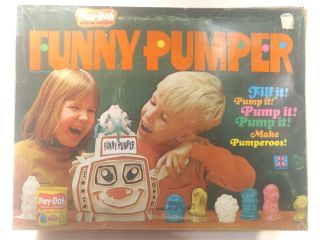 Vintage Rainbow Crafts Play Doh Funny Pumper 1970 Gm691