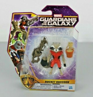 Marvel Guardians Of The Galaxy Rocket Raccoon Action Figure With Baby Groot