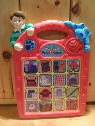 Blues Clues Nick Jr.  Press And Guess Learning Electronic Game 1998 By Tyco