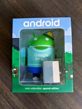 Android Figure - Mini Collectible Special Edition - Google Tech Intern 2019