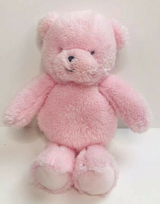 Carters Precious Firsts Pink Teddy Bear Lovey Plush Stuffed Animal Lovey Toy 8 "