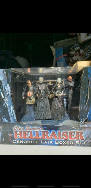 Neca Reel Toys Clive Barkers Hellraiser Cenobite Lair Boxed Set Exc
