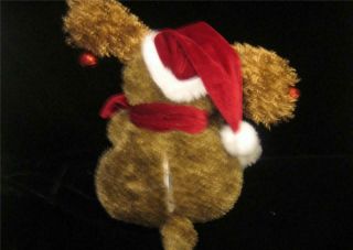 Vtg DAN DEE Singing Plush Dog 4 Christmas Songs Collectors Choice Ears Flop Move 2
