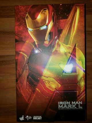 Hot Toys Mms473 D23 Iron Man Mark L Die Cast,  Opened And Displayed