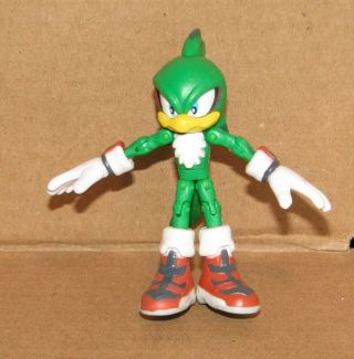 Sonic Hedgehog Jet The Hawk Figure Jazwares 3 Inch Green Articulate Jointed