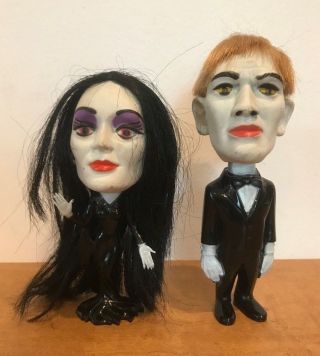 Vintage Addams Family Morticia & Lurch Remco Filmways 1964 Rare