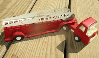 Vintage Tonka Red Metal Fire Truck Rescue Ladder 11 "