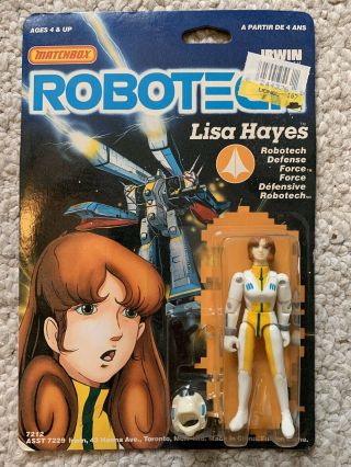 1985 Matchbox Robotech Lisa Hayes Moc Vintage