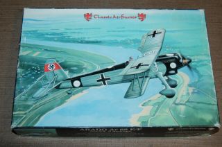 1/48 Classic Airframes Arado Ar.  68 E/f Luftwaffe Biplane Interwar Fighter
