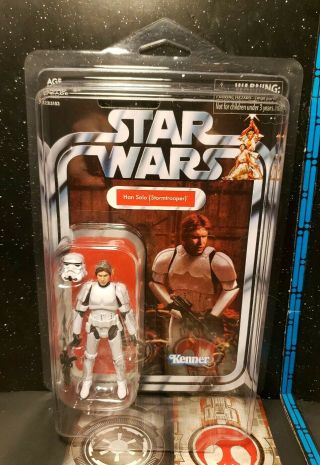 Star Wars Vintage Han Solo (stormtrooper) Vc143 Collector With Star Case