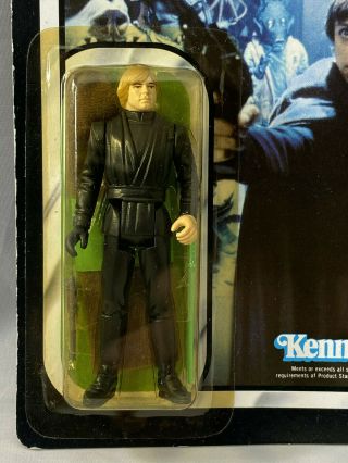 Luke Skywalker Jedi Vintage Kenner 1983 Star Wars ROTJ 77 Back A MOC Made Taiwan 3