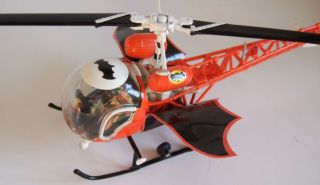Customized Batman ' s Batcopter - In Scale to the Corgi Batmobile 2