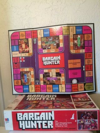 1981 Bargain Hunter Milton Bradley Board Game Complete