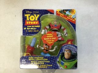 Toy Story And Beyond Fire Fightin’ Buzz Lightyear,  Mr Potato Head,  Water Cannon