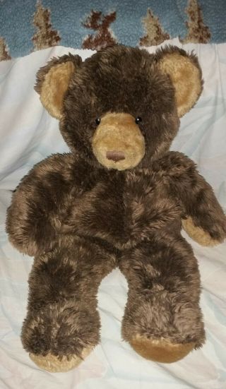 Vintage Russ Berrie Soft Classics Plush Stuffed Brown Tan Teddy Bear Toys R Us