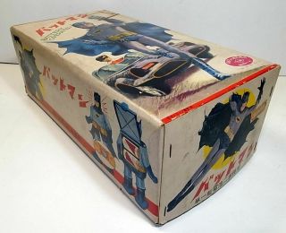 VINTAGE BATMAN.  EXTREMELY SCARCE NOMURA BATMAN.  BOX ONLY.  JAPAN 1966. 2