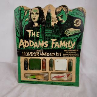 Rare 1965 Addams Family Horror Make - Up Kit Bayshore 