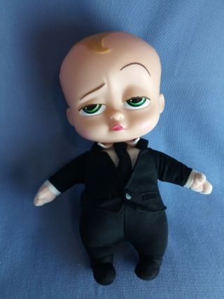 Dreamworks 2017 Toy The Boss Baby 12 " Talking Plush Doll W/ Vinyl Head Rare
