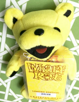 Grateful Dead Beanie Bear Wharf Rat - 24,  144 Of 25,  000 - Limited Edition Nwt