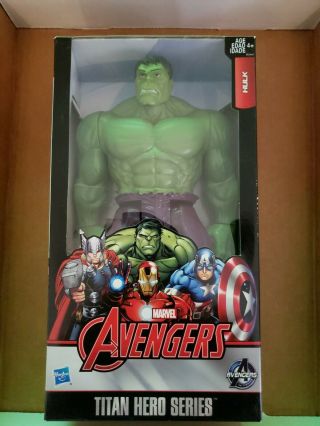 Marvel Avengers Titan Hero Series Hulk 12” Action Figure / Hasbro 2015