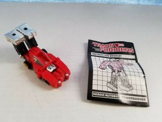 Transformers G1 Powerdasher - Complete With Instructions - Hasbro,  Vintage