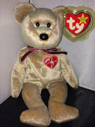 Ty Beanie Babies Collectible Retired 1999 Signature Bear