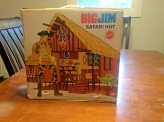 Big Jim Safari Hut And Accessories Very Rare 1974 By Mattel Action Toys
