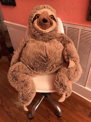 Large Sloth Plush 36 " Big Stuffed Animal Huge Giant Jumbo Xl Soft And Cuddly