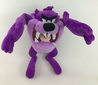Looney Tunes Purple Taz Tasmanian Devil Huge 21 " Jumbo Plush Stuffed Toy Nanco