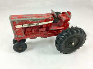 Vintage Ertl Die Cast International Toy Tractor With Hard Rubber Wheels