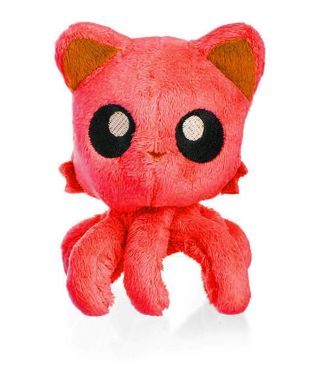 Tentacle Kitty Little Ones 4 " Plush: Red