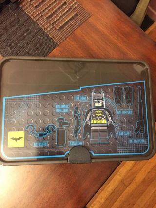(1) Lego Batman Sorting Box,  Storage Case/container With Compartments