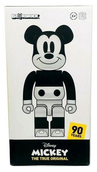 Bearbrick Disney Mickey Mouse The True 90 Years Fragment 400 Rare