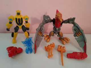 Bumblebee & Strafe Hero Mashers Transformers Mash - Up Team Pack G1 100 Complete