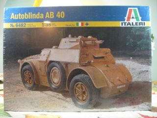 Italeri 1/35 Autoblinda Ab40 Armored Car 6482