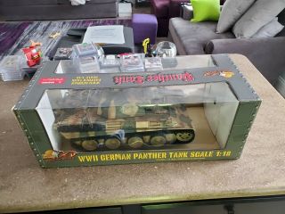 Ultimate Soldier X - D Extreme Detail Wwii German Panther Tank 1:18 Scale Toy