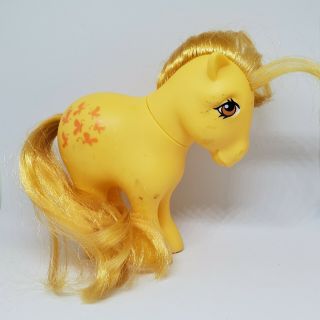 Vintage My Little Pony Butterscotch Collectors Pose Concave Foot G1 Hasbro 1982