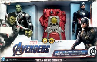 Marvel Avengers Endgame Hulk Captain America Electronic Gauntlet