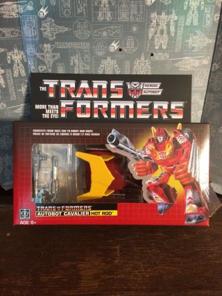 Transformers G1 Reissue Autobot Cavalier Hot Rod Walmart Limited Edition