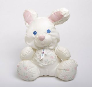 Vintage 1994 Fisher Price Baby Bunny Puffalump W/built In Rattle