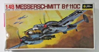 Fujimi 1/48th Scale Messerschmitt Bf 110c Kit No.  5a26
