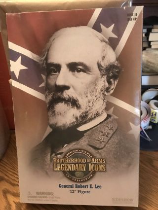 Sideshow 12 " Brotherhood Of Arms Icons " General Robert E.  Lee " Nrfb