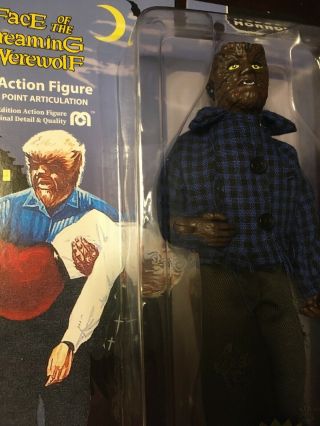 Mego Horror The Screaming Werewolf Wolfman 8” Action Figure