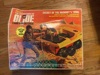 Vintage Gi Joe Secret Of The Mummys Tomb Adventure Team Box Only