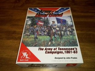 Clash Of Arms Wargames The Army Of The Heartland: Army Of Tennessee 1861 - 63