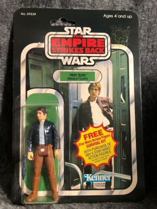 Vintage Star Wars Empire Strikes Back Han Solo Bespin Moc 41 Back