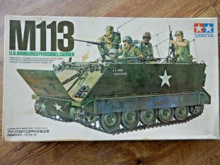 Tamiya 35040 U.  S.  M113 Apc Armored Personnel Carrier Model Kit 1/35