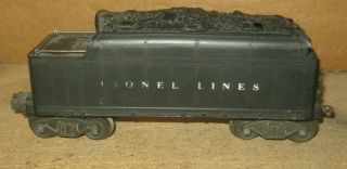 Vintage O Lionel 2466wx 2466 Whistle Tender Steam Locomotive Tender Train