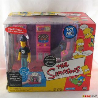 Simpsons World Of Noiseland Arcade With Jimbo Jones Exclusive Figure - Worn Box